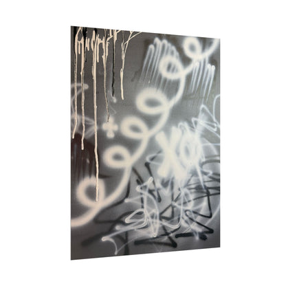 "spatial blur" airbrush rolled print