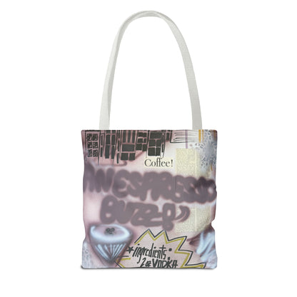 "espresso martini" airbrush tote bag
