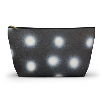 "coconut noir polka dot" airbrush makeup pouch