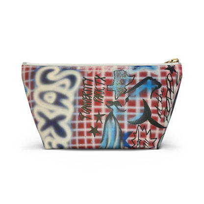 "texas" airbrush makeup pouch