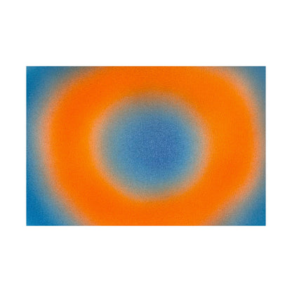 "citrus sky aura" airbrush horizontal print