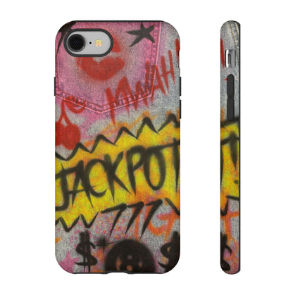 "JACKPOT!" airbrush iPhone case