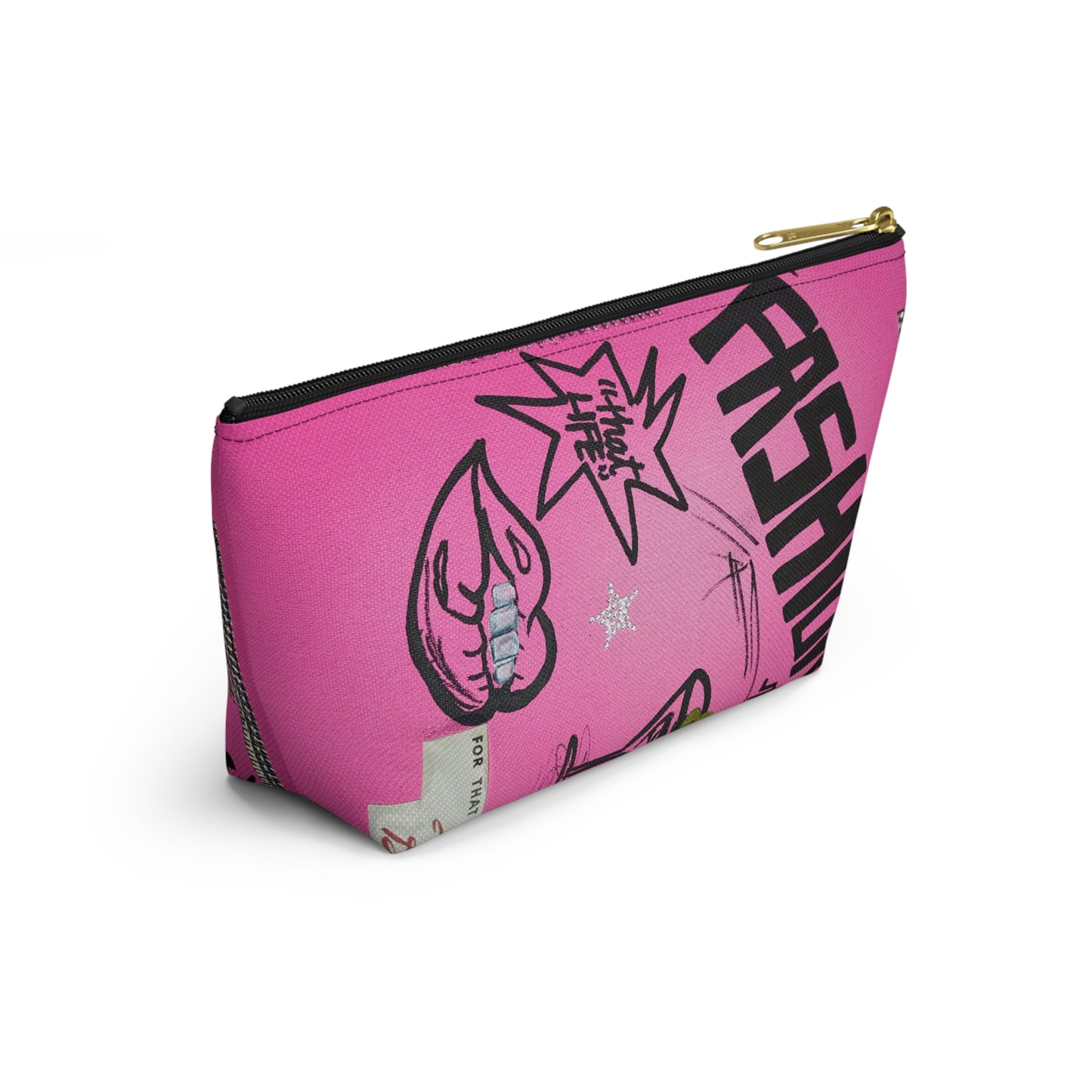 "high fashion" airbrush makeup pouch