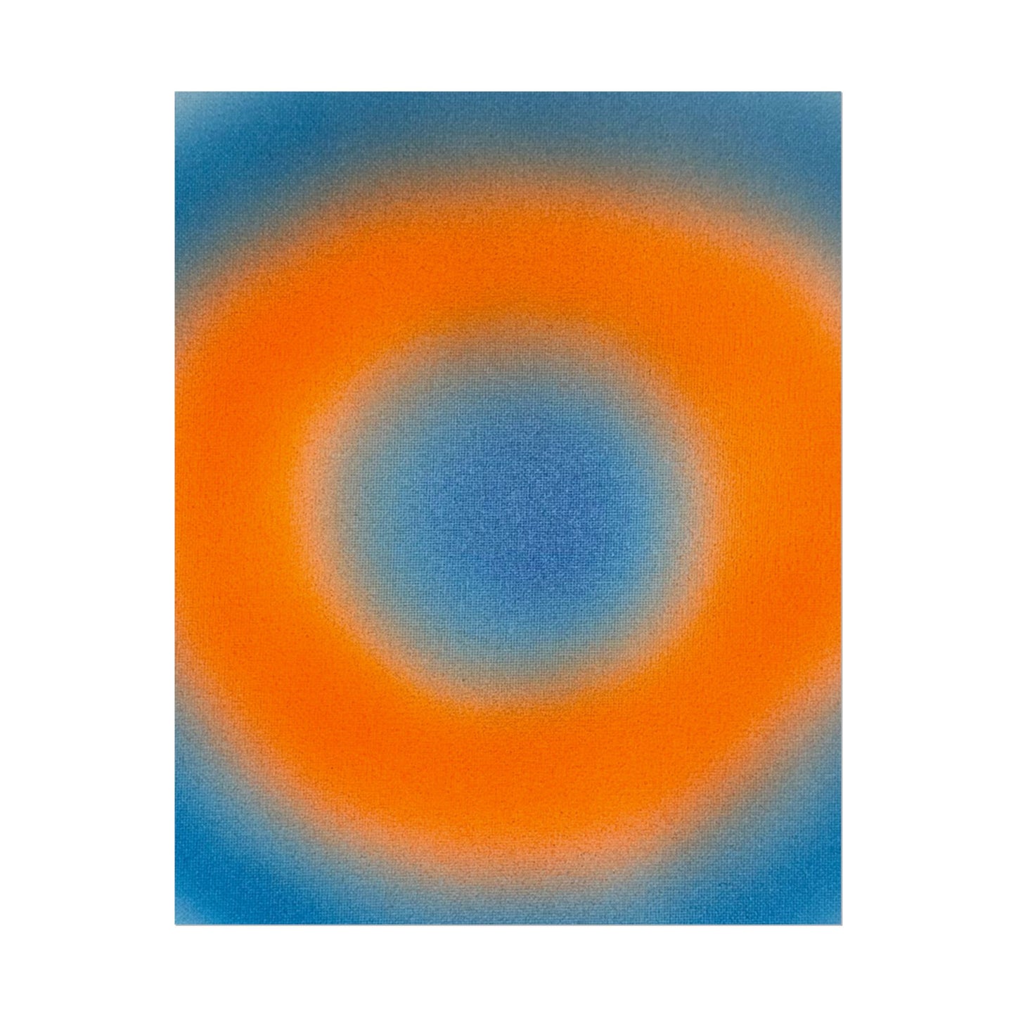 "citrus sky aura" airbrush rolled print