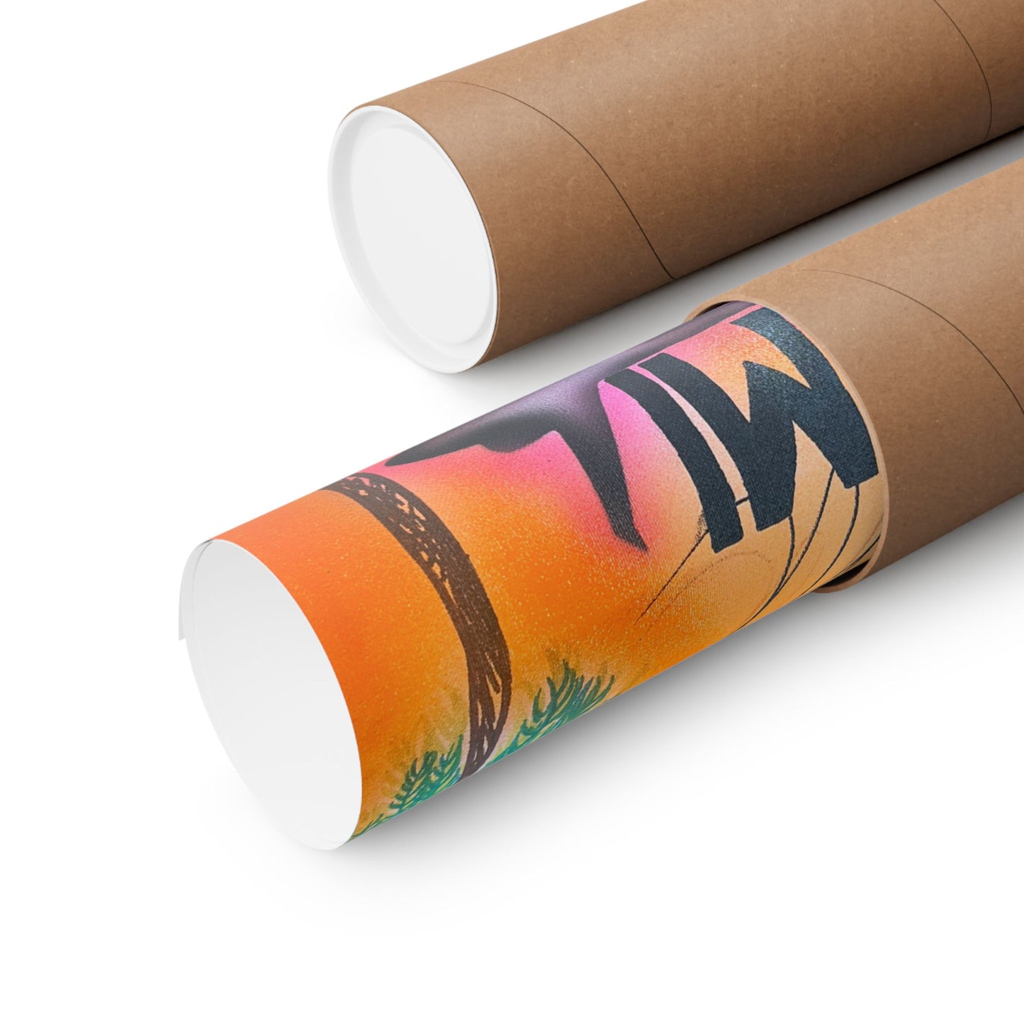 "miami, fl" airbrush horizontal print