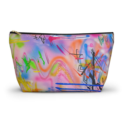"neon haze" airbrush makeup pouch