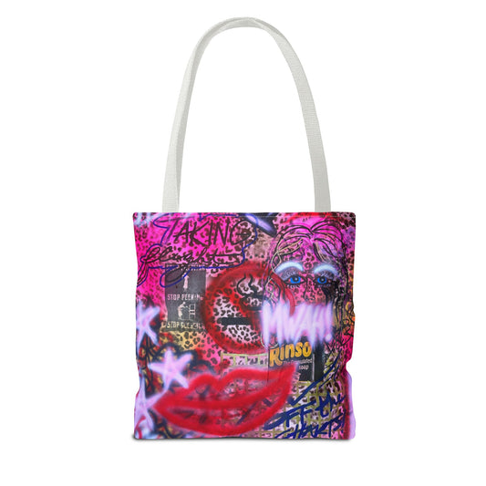 "taking flight" airbrush tote bag