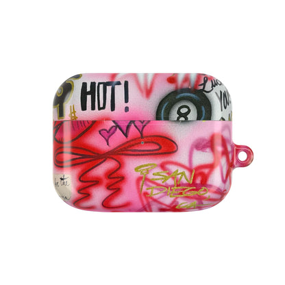 "IT girl" airbrush airpod cases