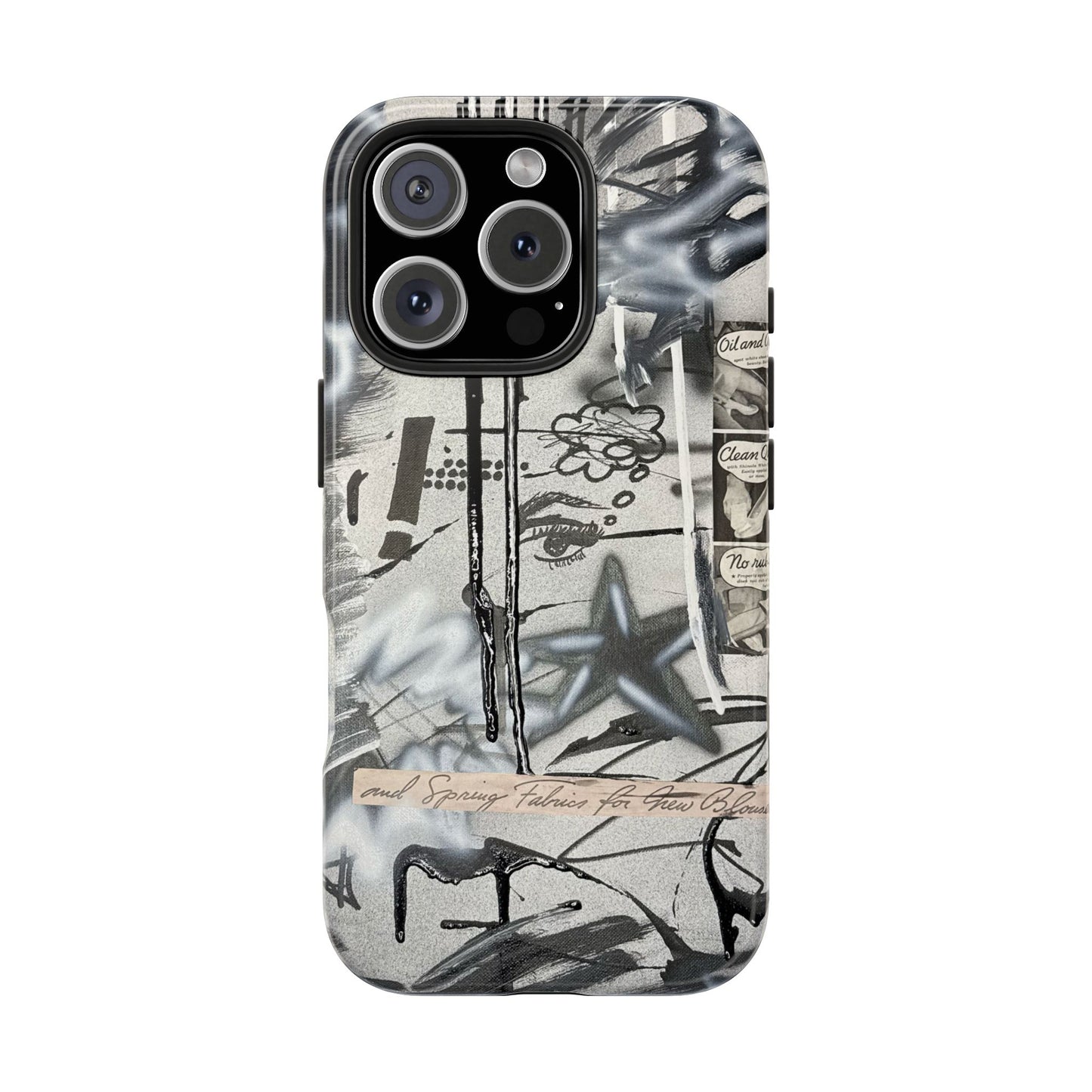 "monochrome mood" airbrush iPhone case