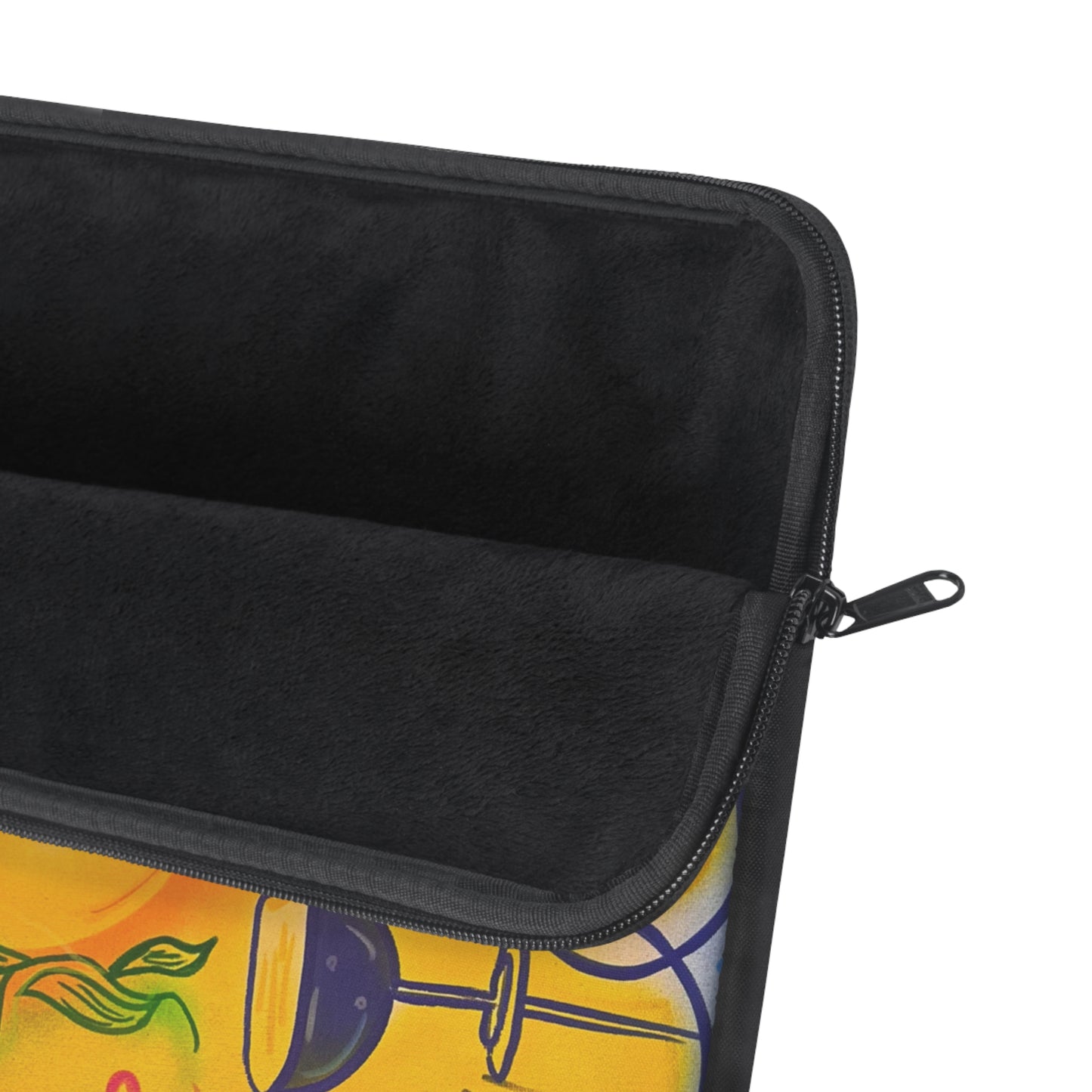 "citrus coastline" airbrush laptop sleeve
