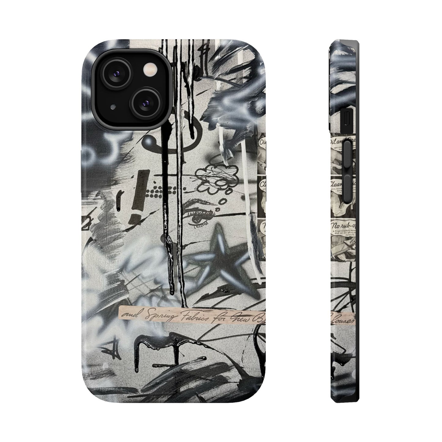 MagSafe "monochrome mood" airbrush iPhone case