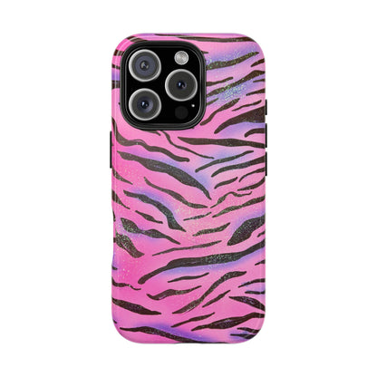 "glitter zebra" airbrush iPhone case