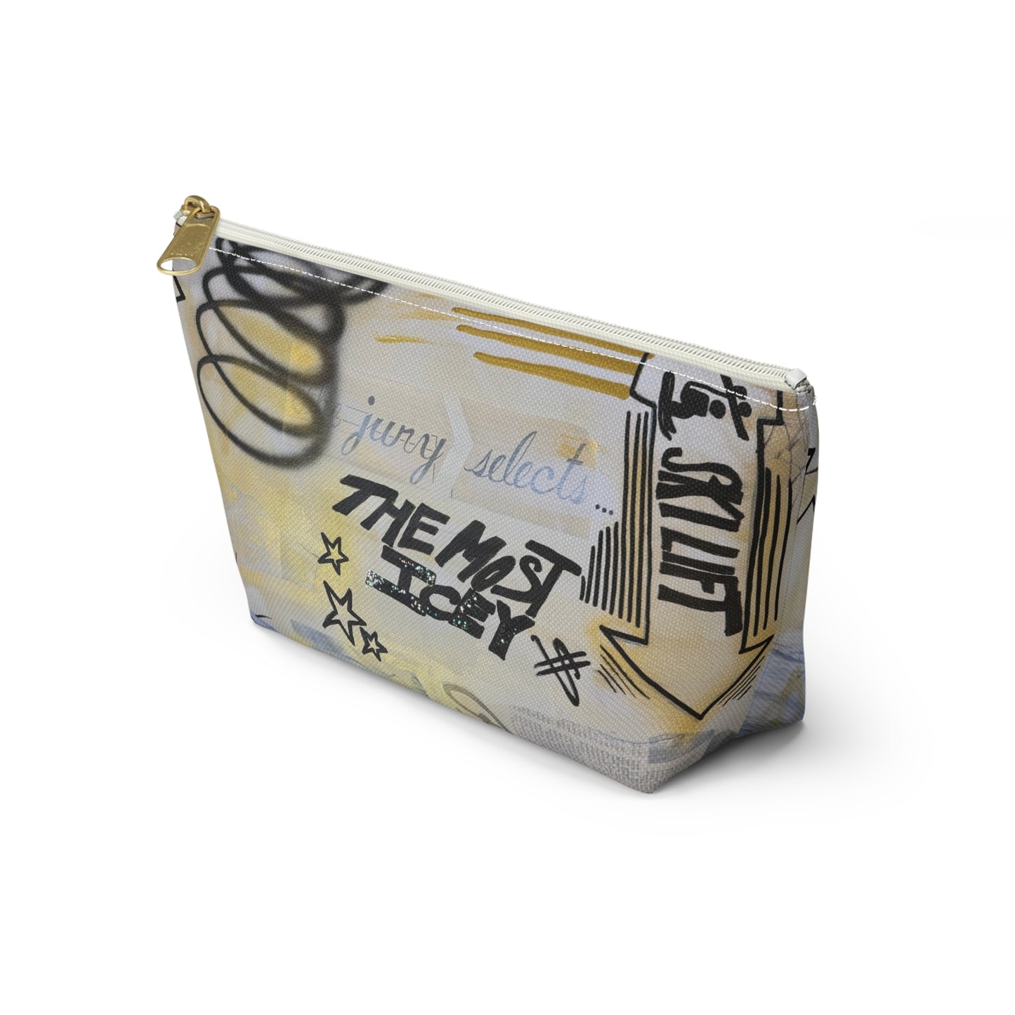 "golden glacier" airbrush makeup pouch