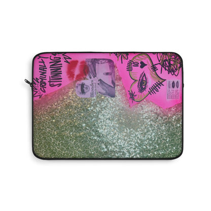 "glitter gloss" airbrush laptop sleeve