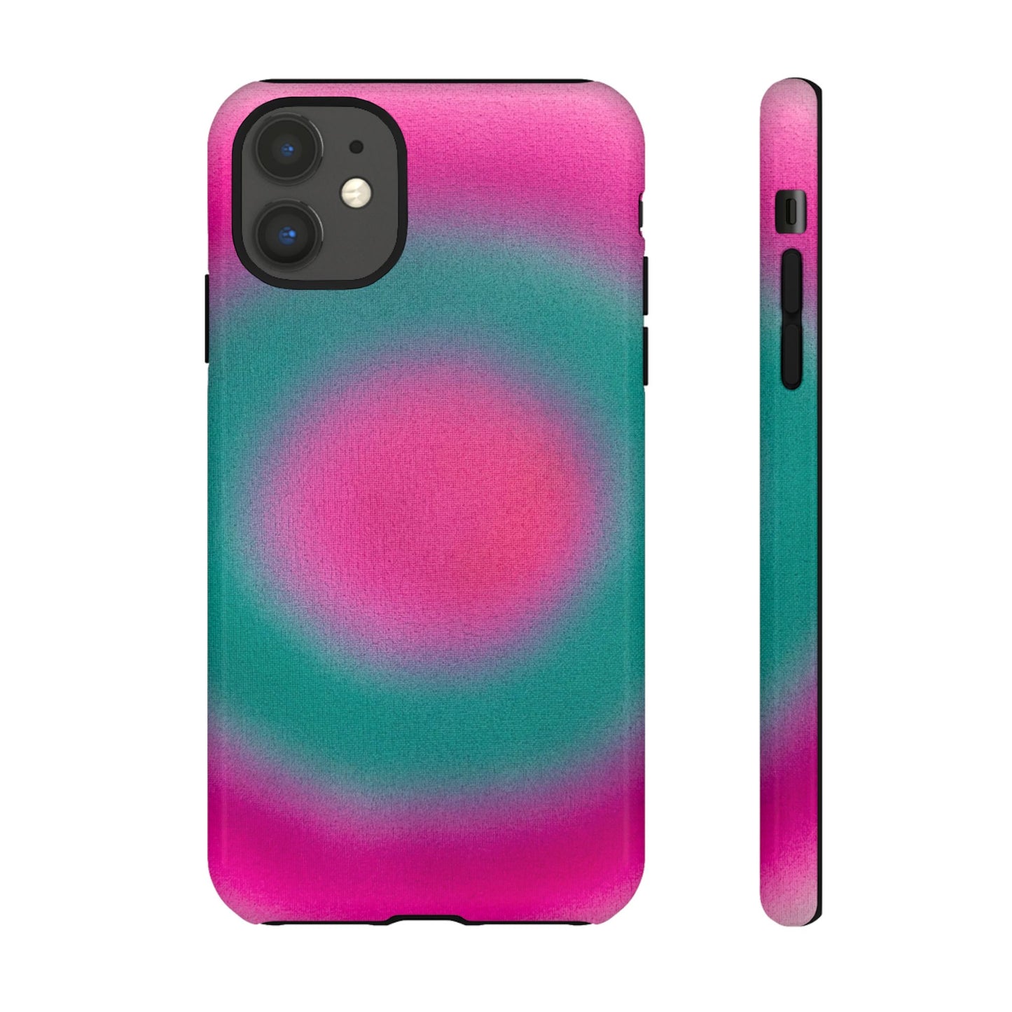 "watermelon swirl aura" airbrush iPhone case
