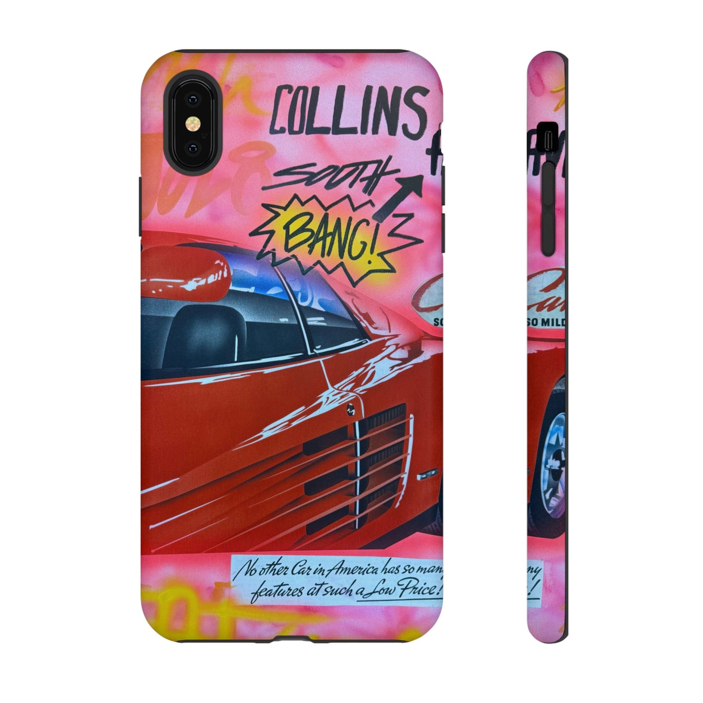 "miami momentos" airbrush iPhone case