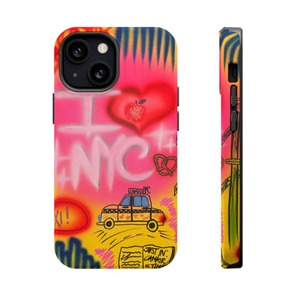 MagSafe "in the city" airbrush iPhone case