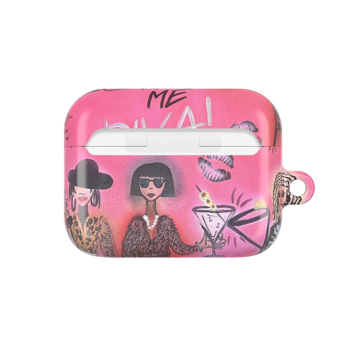 "party diva" airbrush airpod cases