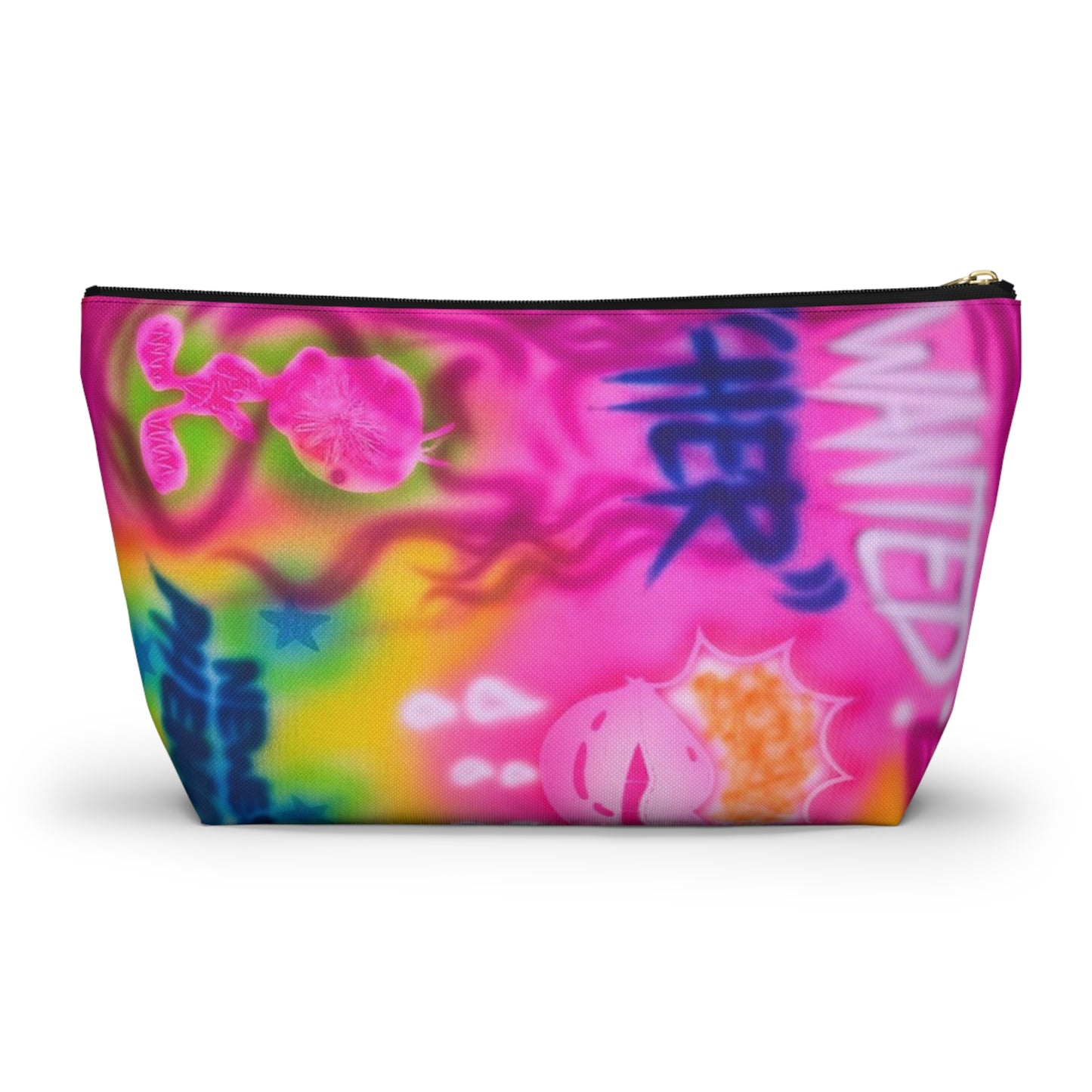"wanted" airbrush makeup pouch