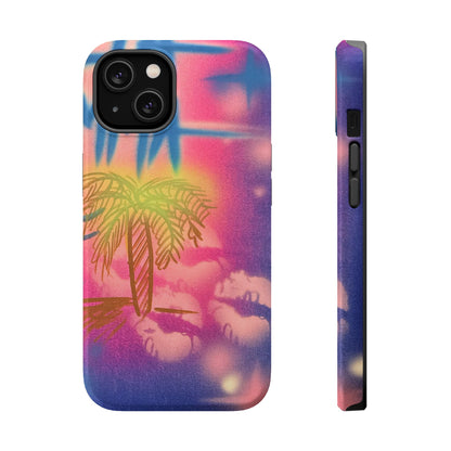 MagSafe "glowy night" airbrush iPhone case