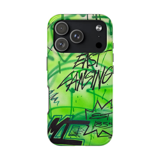 "east lansing, mi" airbrush iPhone case