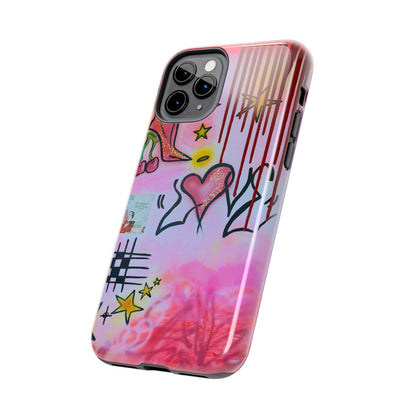"cherry luvr" airbrush iPhone case