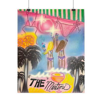 "kinis & tinis" airbrush rolled print