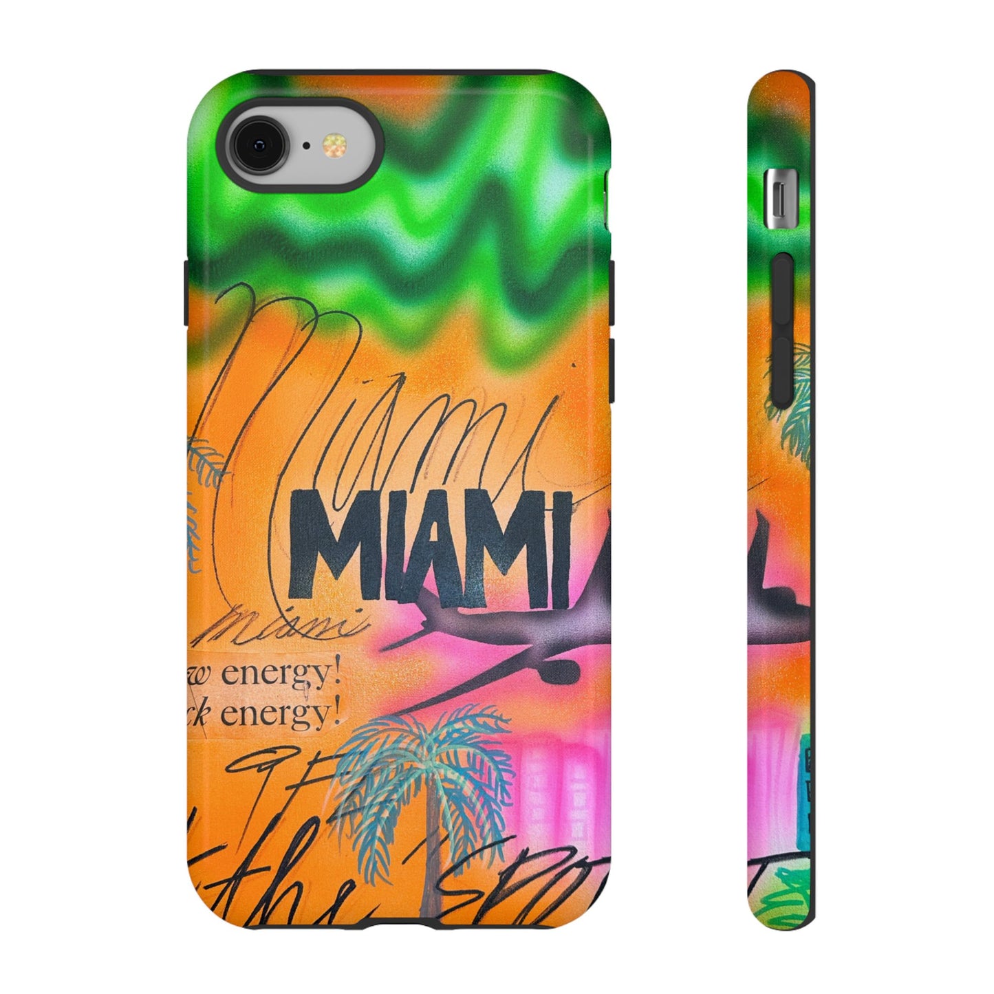 "miami, fl" airbrush iPhone case