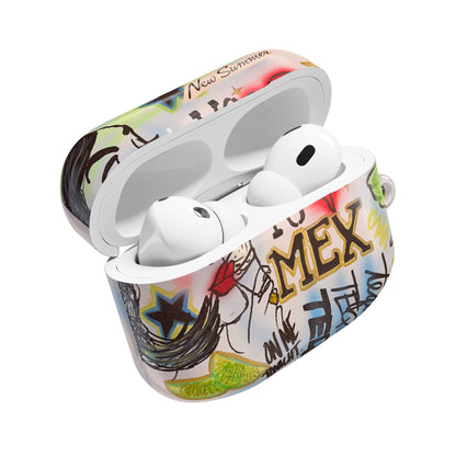 "salted lime" airbrush airpod cases