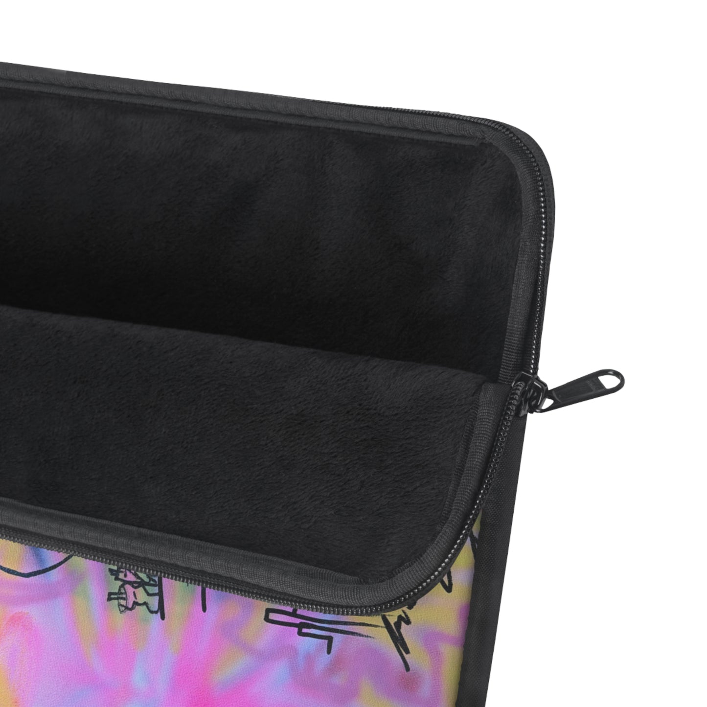 "spring in the city" airbrush laptop sleeve
