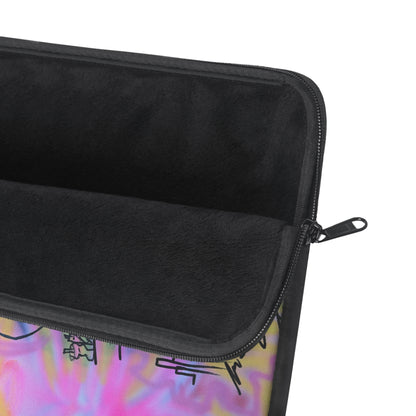 "spring in the city" airbrush laptop sleeve
