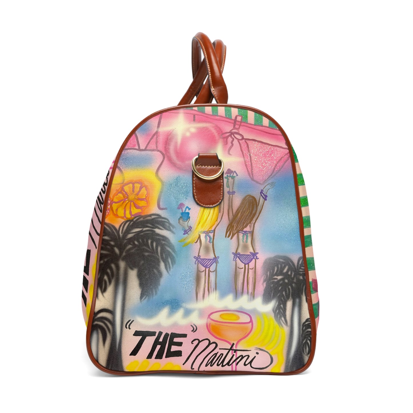 "kinis & tinis" airbrush waterproof travel bag