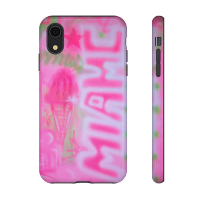 "sunset sorbet" airbrush iPhone case