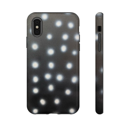 "coconut noir polka dot" airbrush iPhone case