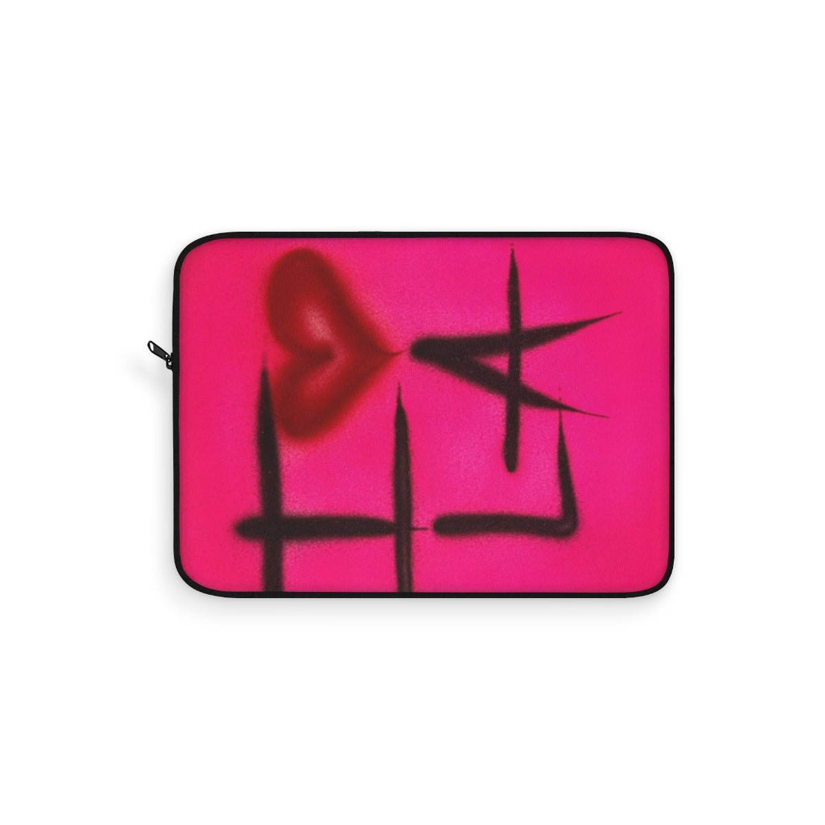 "i <3 la" airbrush laptop sleeve