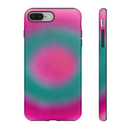 "watermelon swirl aura" airbrush iPhone case