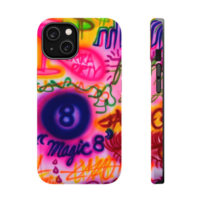 MagSafe "colorful chaos" airbrush iPhone case