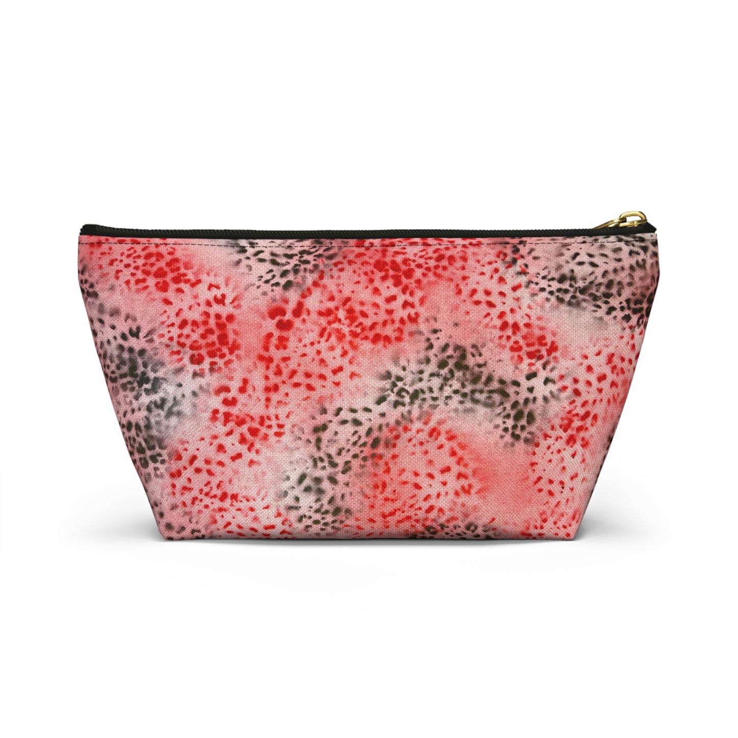 "red cheetah" airbrush makeup pouch