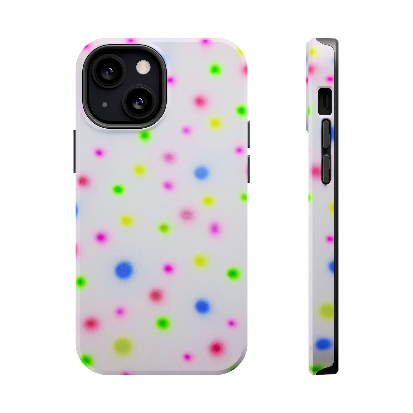 MagSafe "birthday cake polka dot" airbrush iPhone case