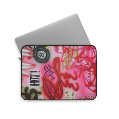 "IT girl" airbrush laptop sleeve