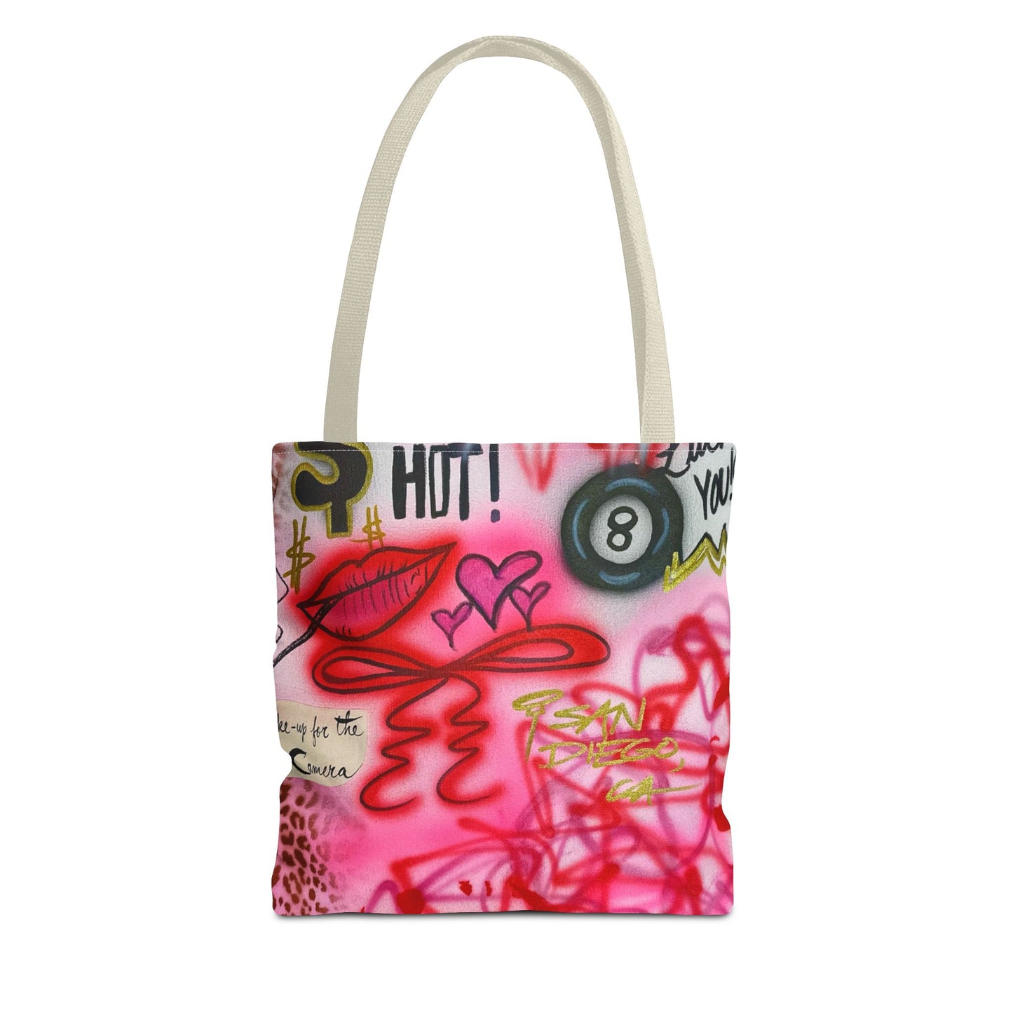 "IT girl" airbrush tote bag