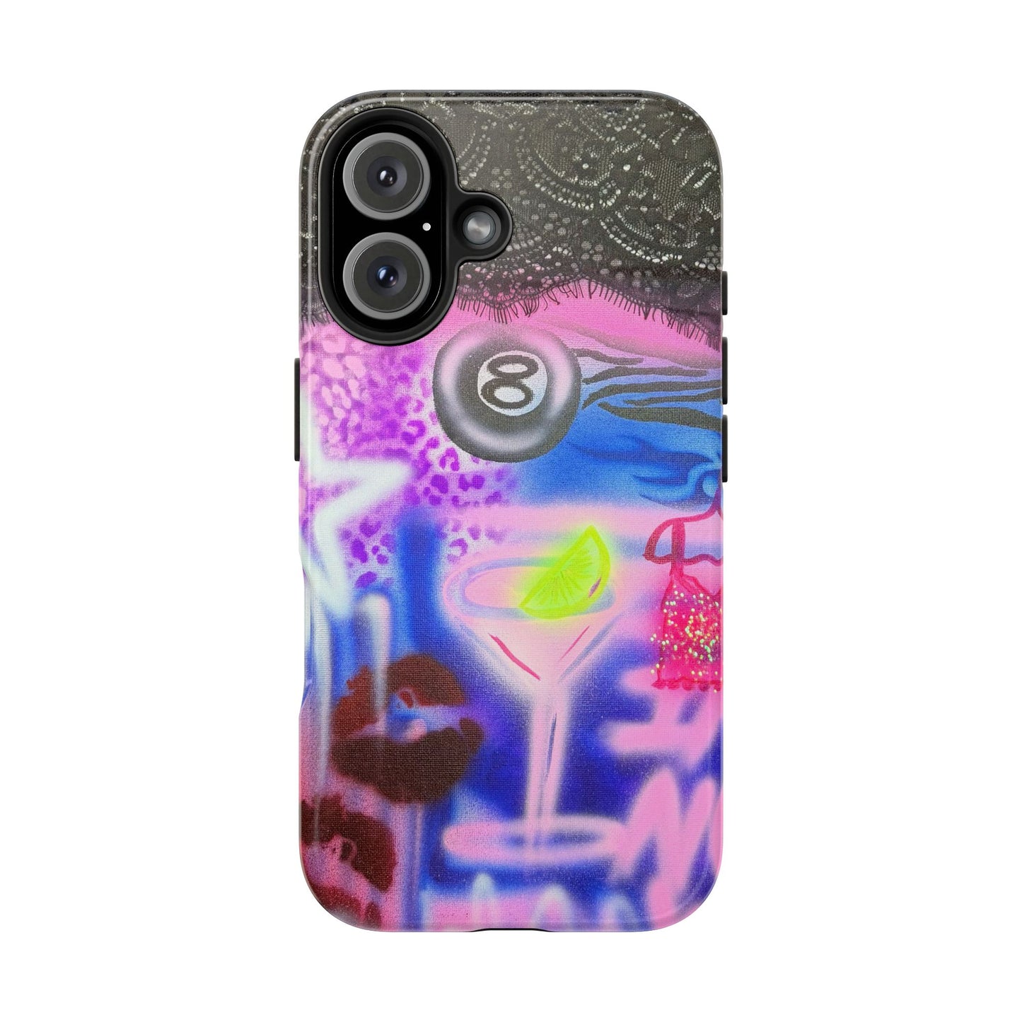 "dream life" airbrush iPhone case