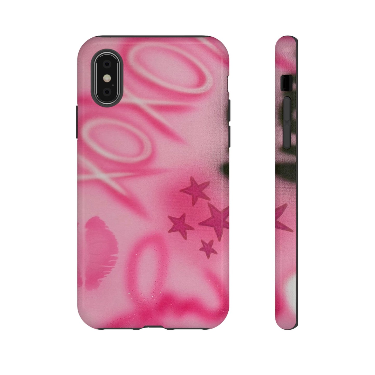 "perfectly pink" airbrush iPhone case