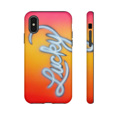 "lucky" airbrush iPhone case