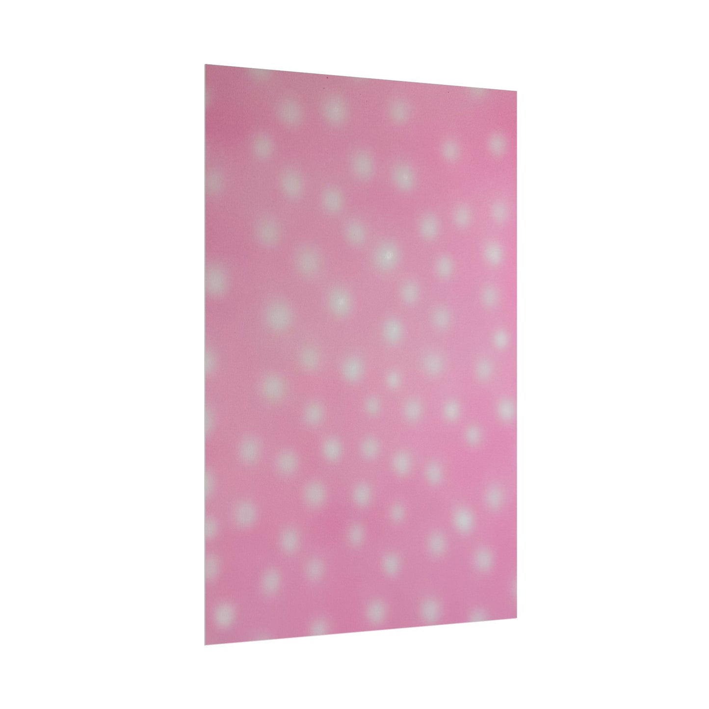 "strawberry swirl polka dot" airbrush rolled print