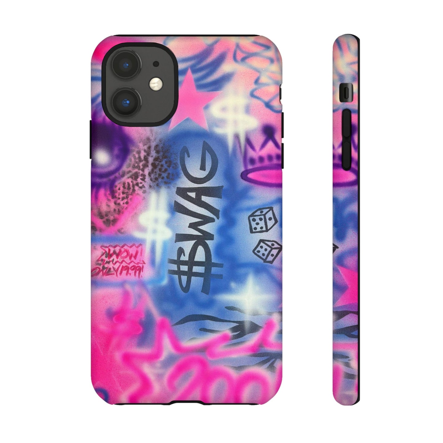 "$wag" airbrush iPhone case
