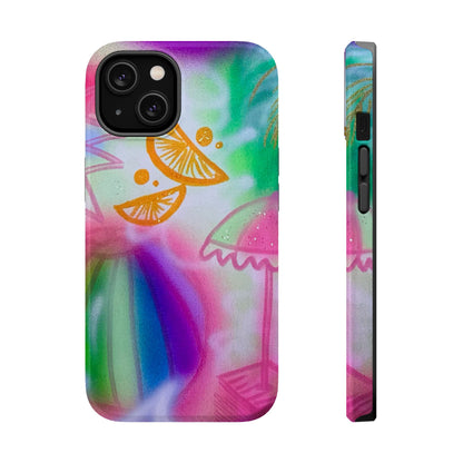 MagSafe "on the beach" airbrush iPhone case