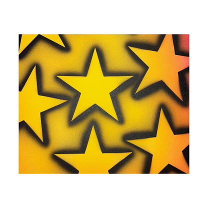 "ur a star" airbrush horizontal print