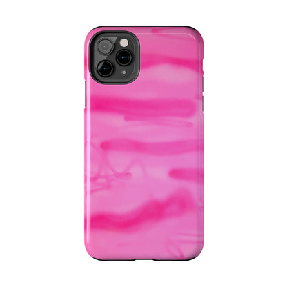 "pink camo" airbrush iPhone case