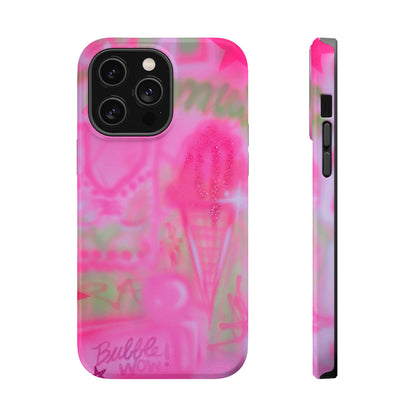MagSafe "miami matcha" airbrush iPhone case